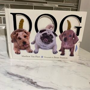 Dog moveable board book by Matthew Van Fleet sensory touch and feel book